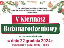 Zapraszamy na V Kiermasz Bożonarodzeniowy!