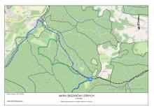 Tymczasowe zamknięcie fragmentu niebieskiego szlaku turystycznego Lubomierz Rzeki - Nowa Polana